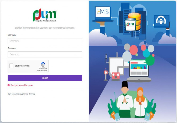 PDUM Kemenag 2022, panduan dan cara login